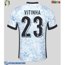 Fotballdrakt Herre Portugal Vitinha #23 Bortedrakt EM 2024 Kortermet